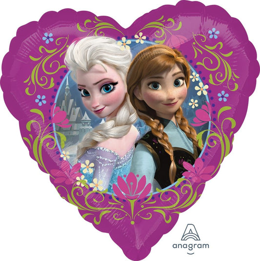 Frozen - Elsa & Anna Heart Foil Balloon