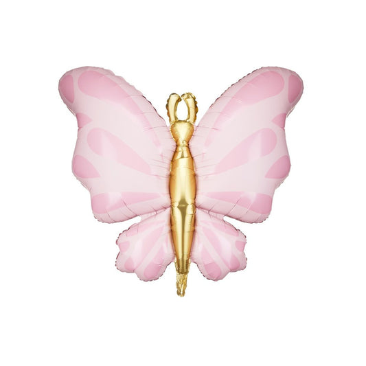 Belle Butterfly Pink Foil Balloon