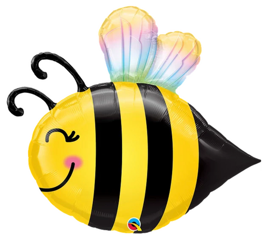 Bee Smiling Foil Balloon