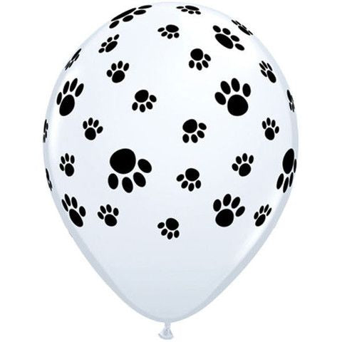 Paw Print Latex Balloon