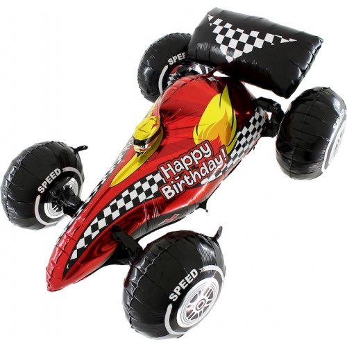 Race Car Jumbo Foil Balloon