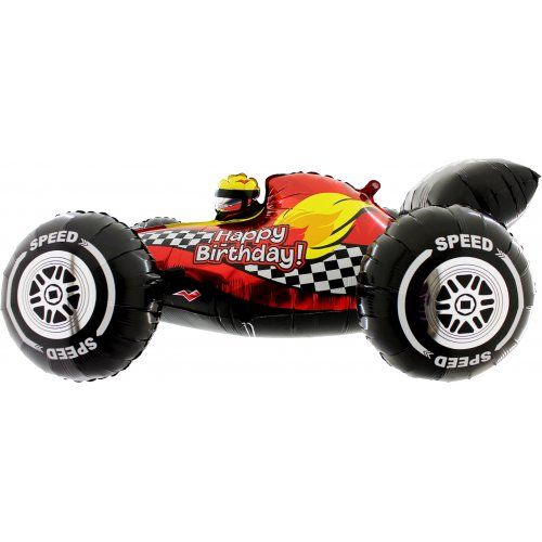 Race Car Jumbo Foil Balloon