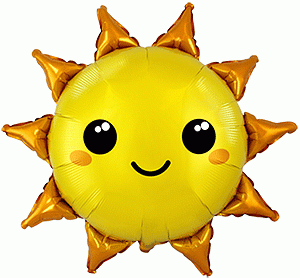 Cute Sun Foil Balloon