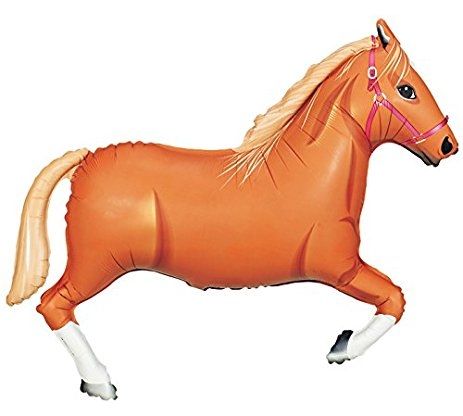 Racing Horse Foil Balloon