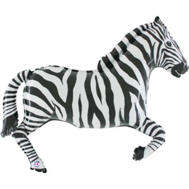 Zebra Foil Balloon