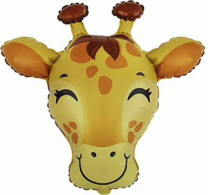 Giraffe Cutie Foil Balloon