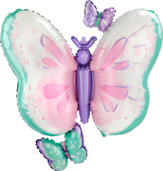 Flutter Butterfly Foil Balloon