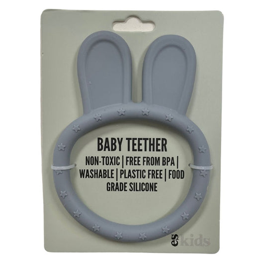 Bunny Teether - Grey