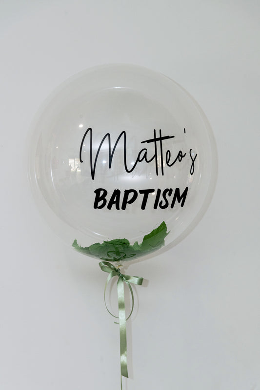 Greenery Bubble Personalised