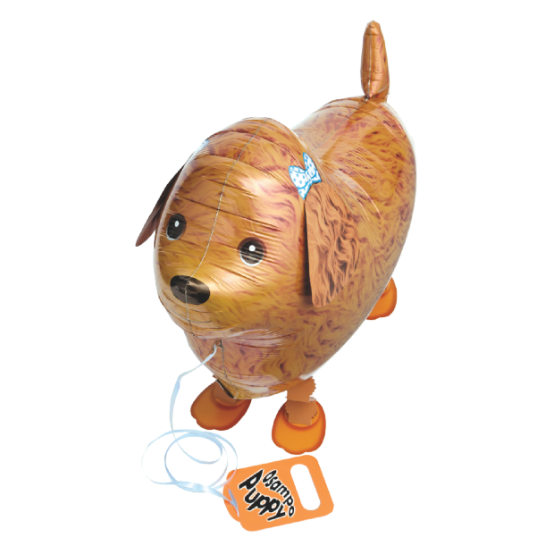 Walking Poodle Foil Balloon