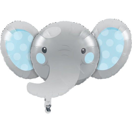 Sweet Blue Elephant Foil Balloon