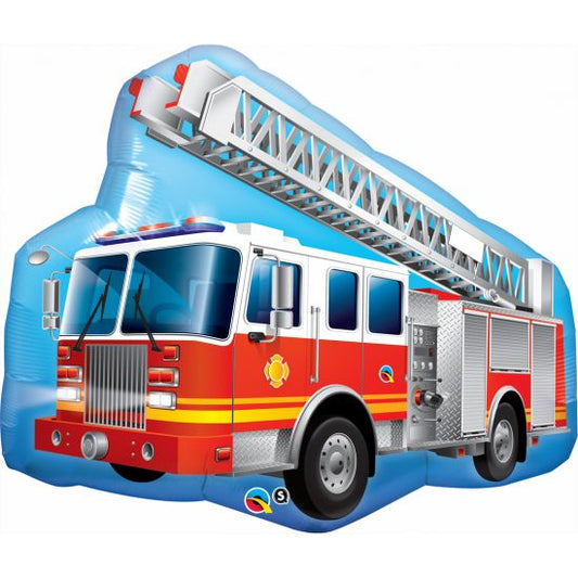 Fire Engine Foil Balloon