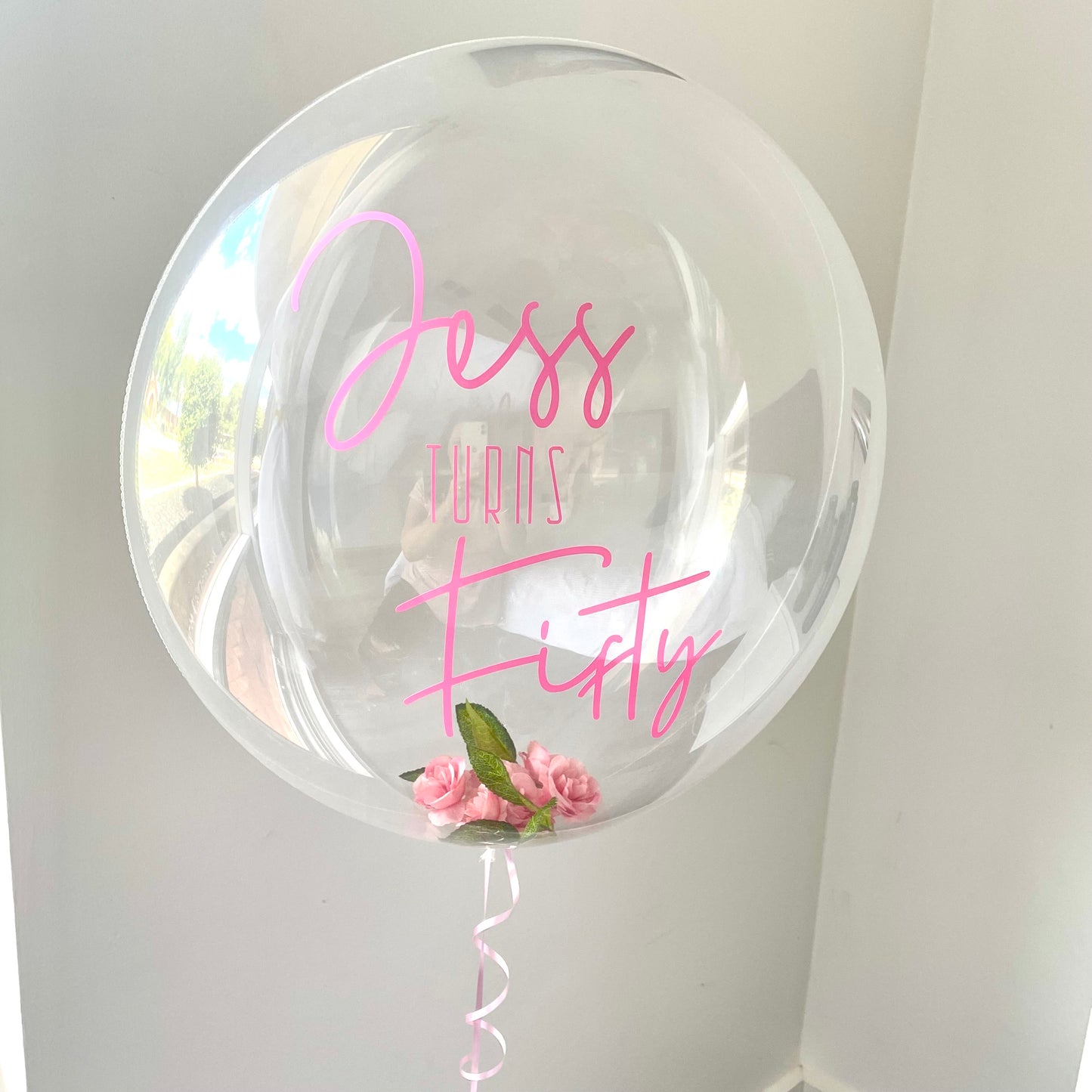 Floral bubble personalised